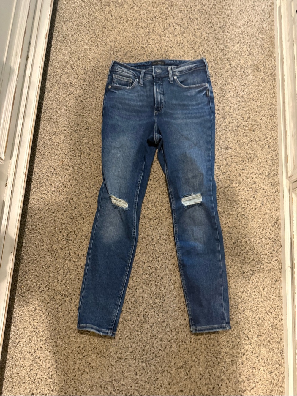 Silver Infite Fit Skinny Jeans